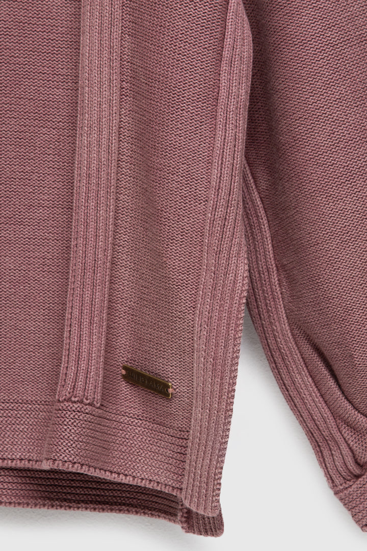 Sweater Viga Orgánico Rosado Mujer