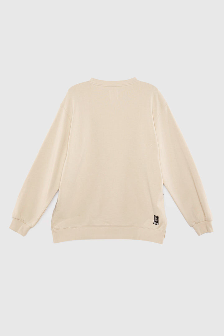 Polerón Riga Orgánico Beige Mujer