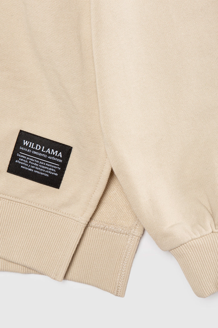 Polerón Riga Orgánico Beige Mujer