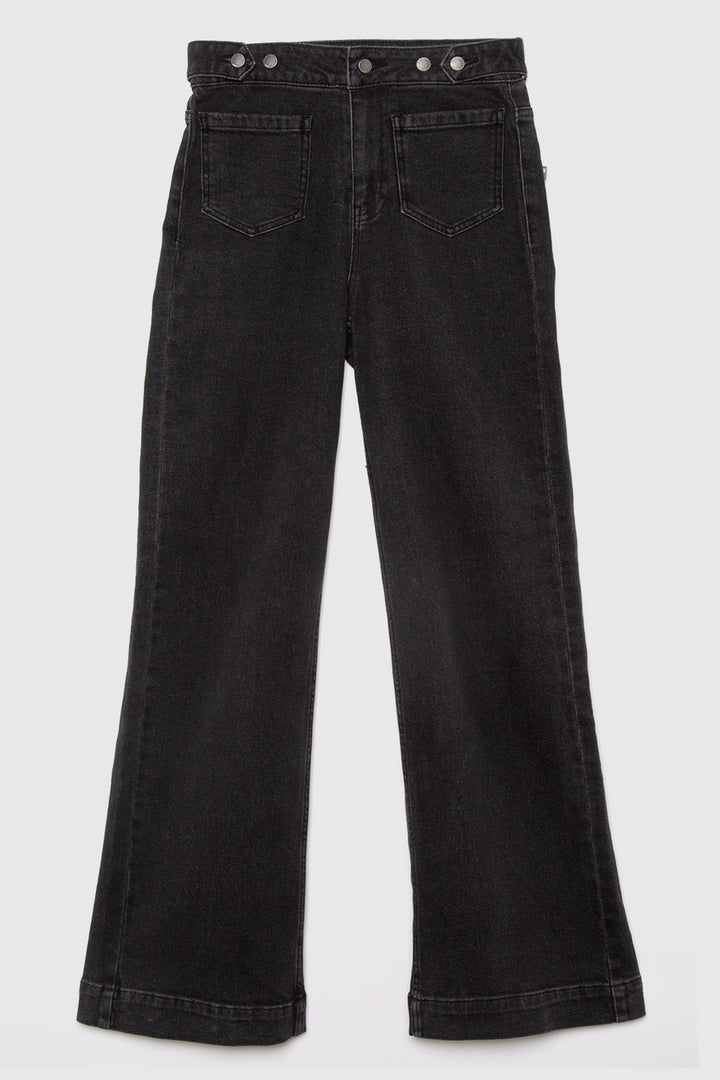 Jeans Runa Orgánico Negro Mujer