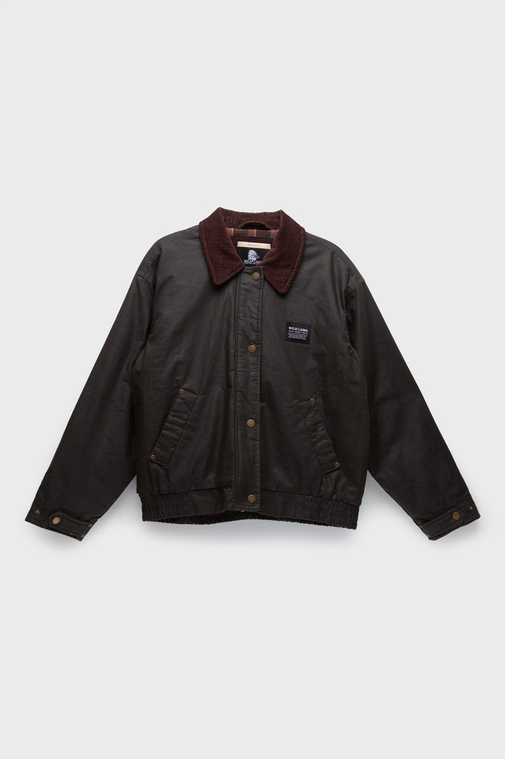 Chaqueta Wax Cala Orgánica Verde Militar Mujer