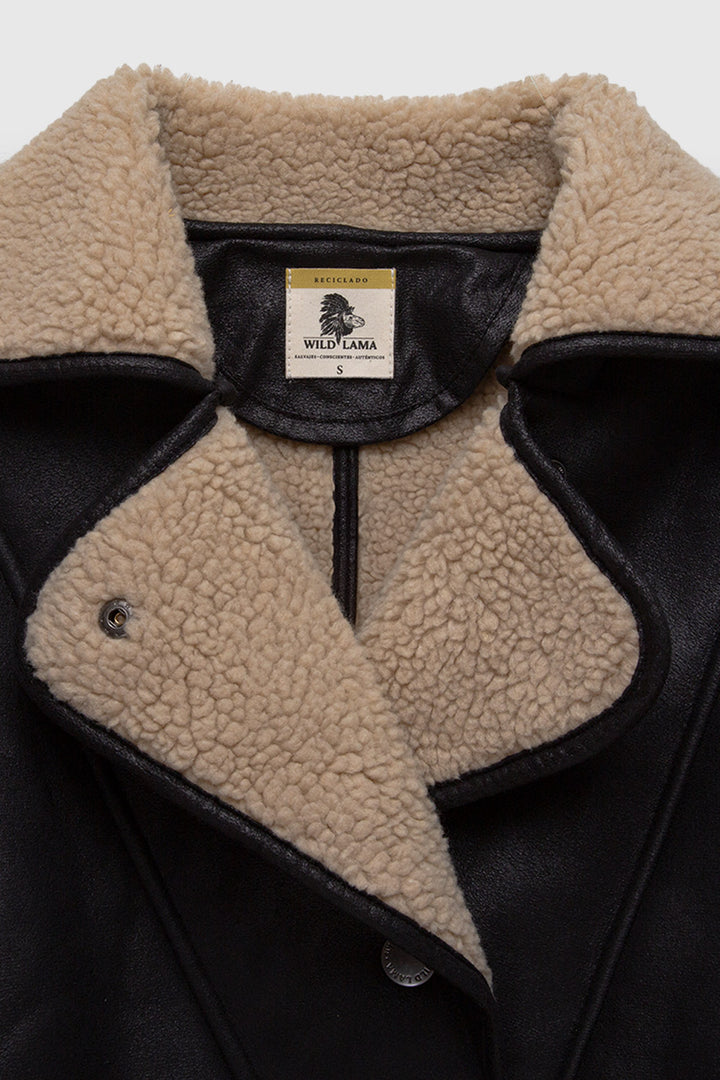 Chaqueta Vigueira Reciclada Negra Mujer
