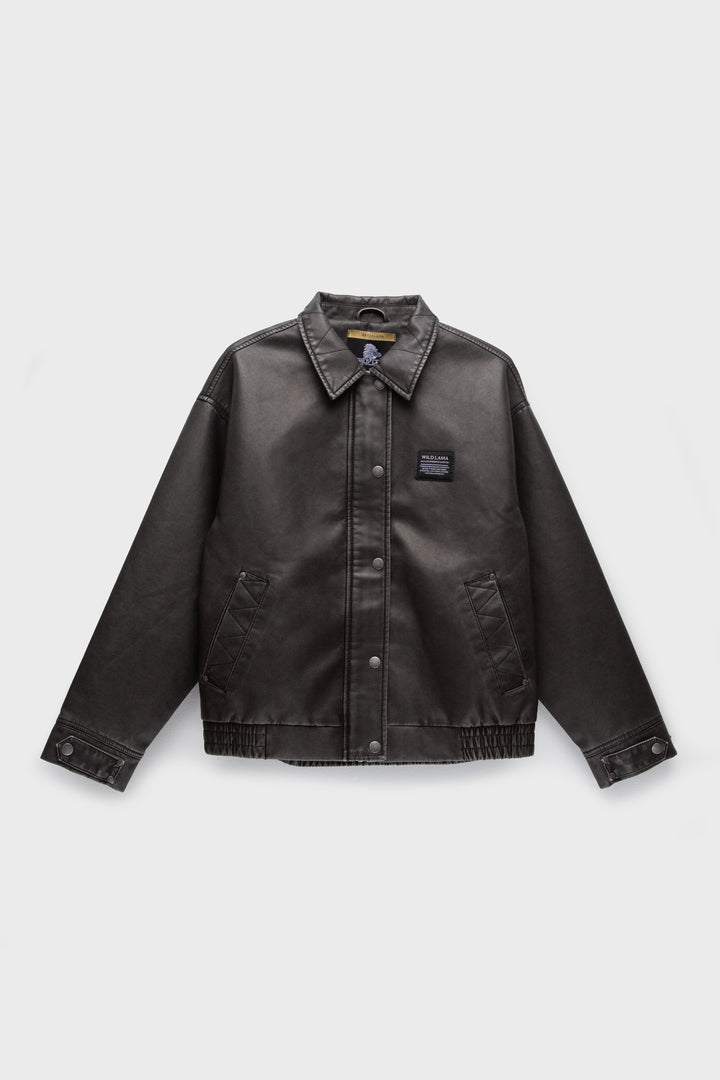 Chaqueta Saya Reciclada Negra Mujer