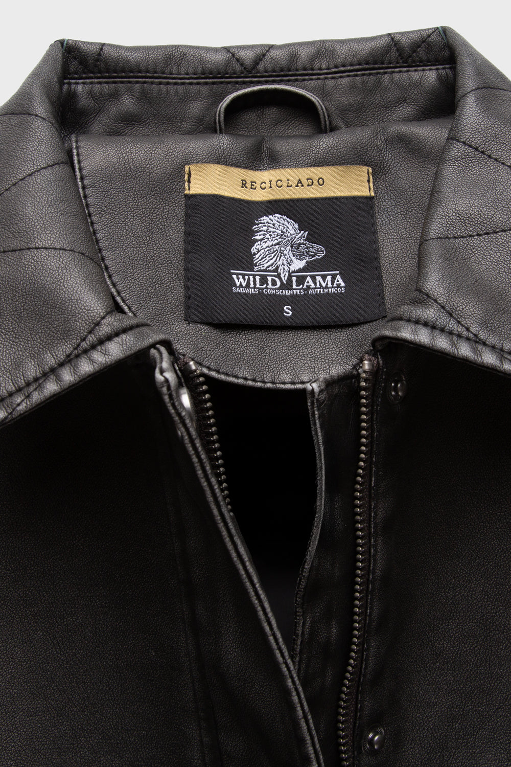 Chaqueta Saya Reciclada Negra Mujer