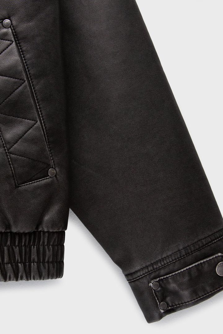 Chaqueta Saya Reciclada Negra Mujer