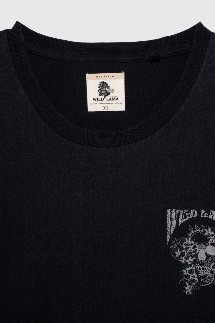 Polera Karu Orgánica Negro Hombre