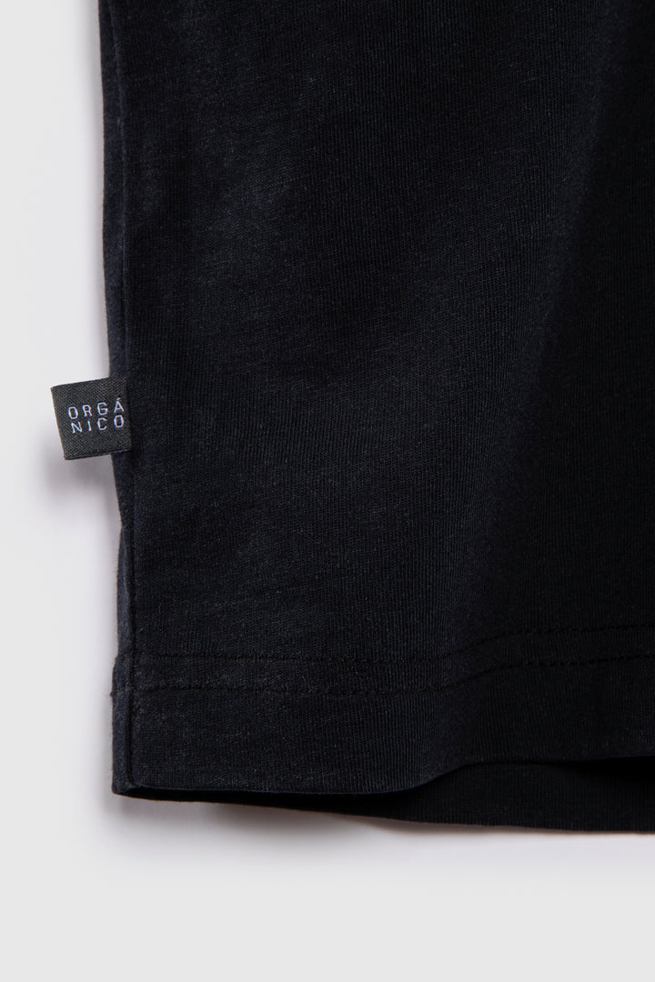 Polera Karu Orgánica Negro Hombre