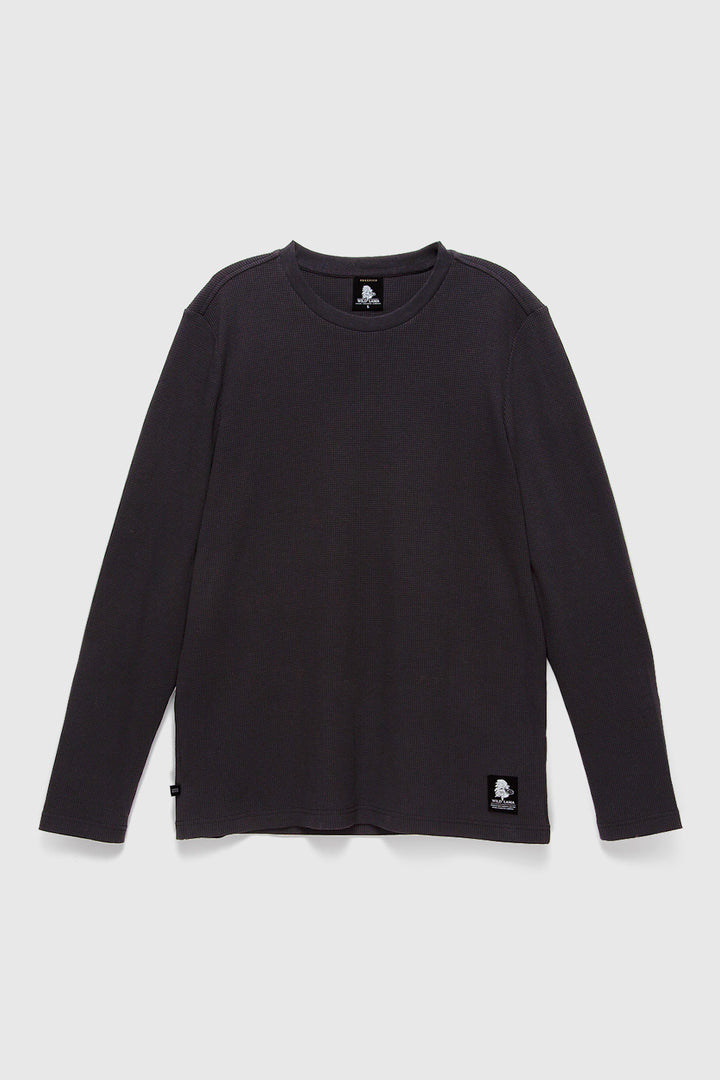 Polera Waffle Orgánica Marengo Hombre