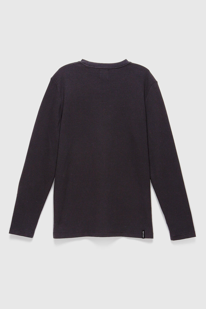 Polera Waffle Orgánica Marengo Hombre