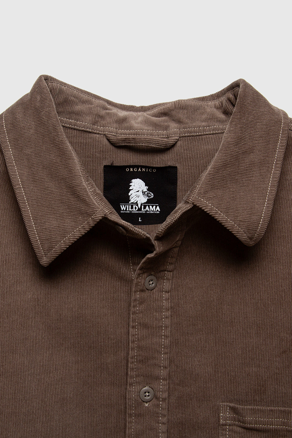 Camisa Kai Orgánica Gris Hombre