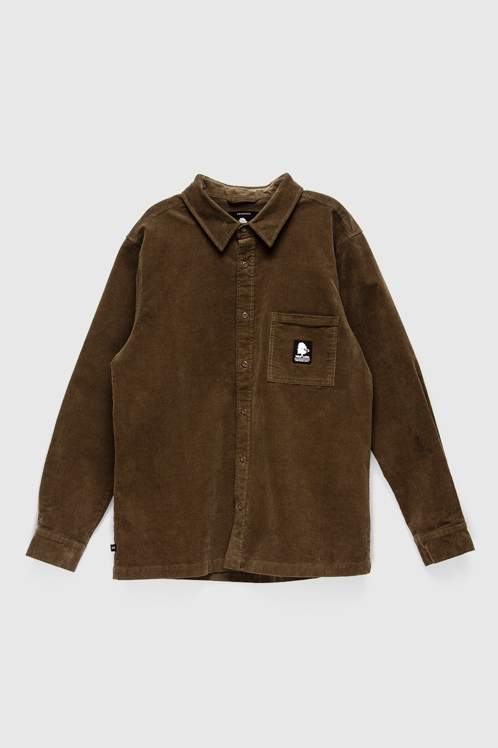 Camisa Kai Orgánica Café Hombre
