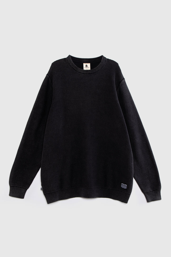 Sweater Rob Orgánico Negro Hombre