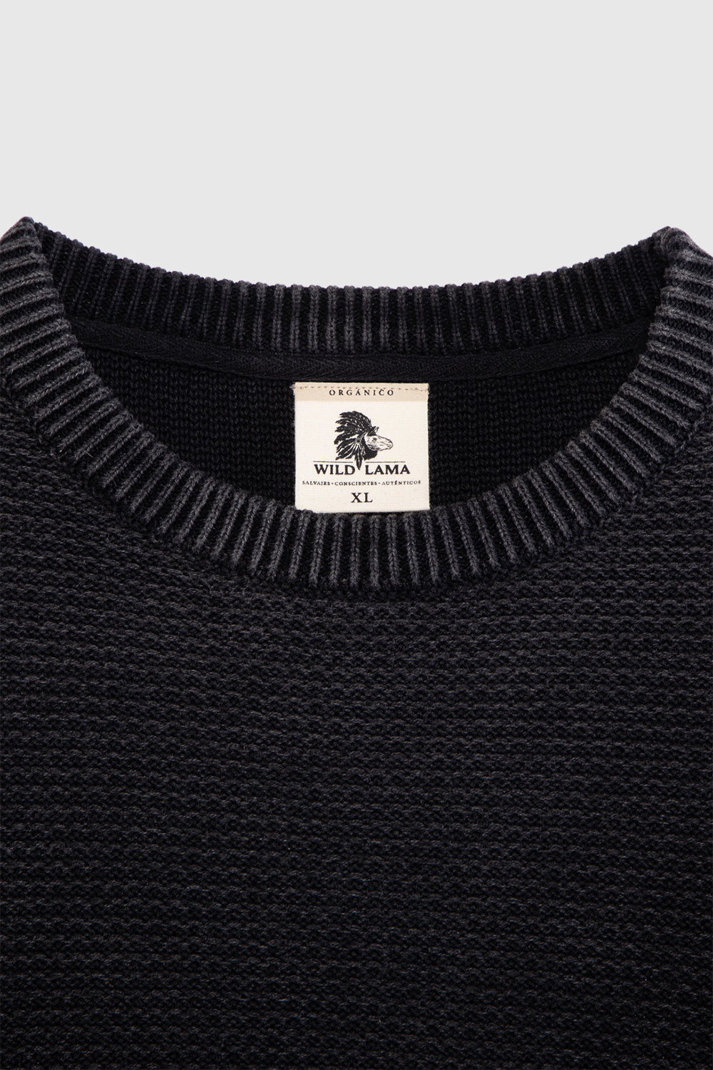Sweater Rob Orgánico Negro Hombre