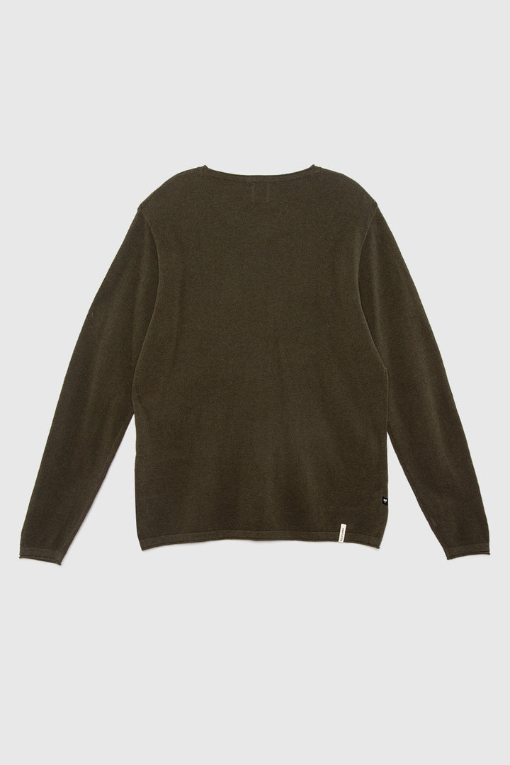Sweater Roco Orgánico Verde Militar Hombre