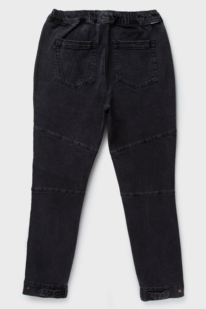 Pantalón Gres Orgánico Negro Lavado Hombre