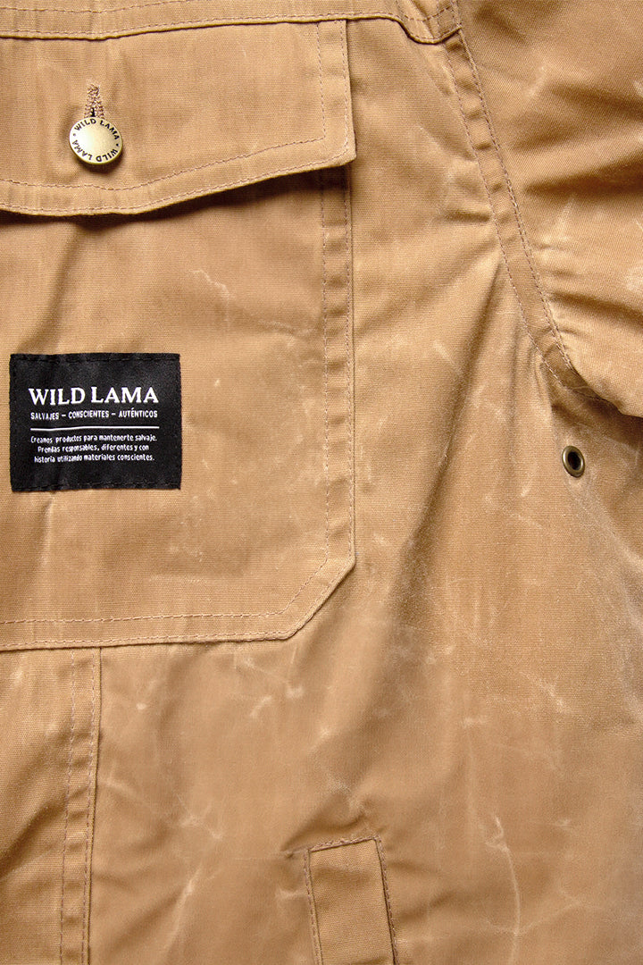 Chaqueta Wax Tak Reciclada Camel Hombre