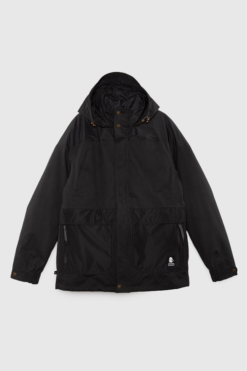 Parka Ruga 3 en 1 Reciclada Negro Hombre