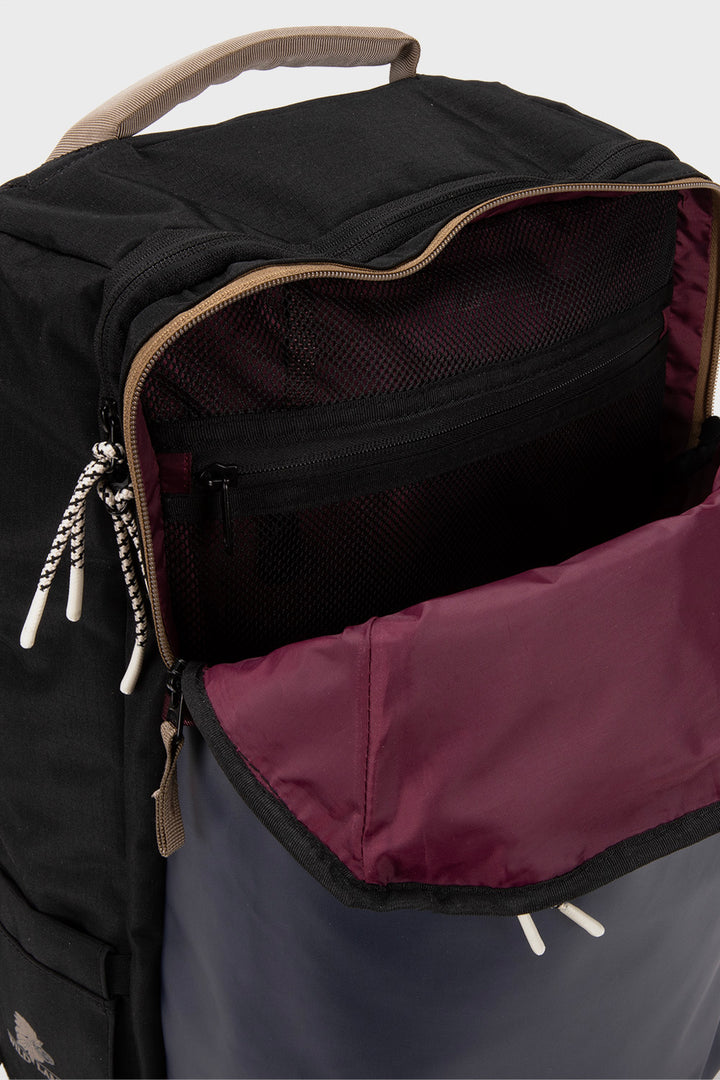 Mochila Travel Nala L Reciclada Gris Azulado 35 Lts.