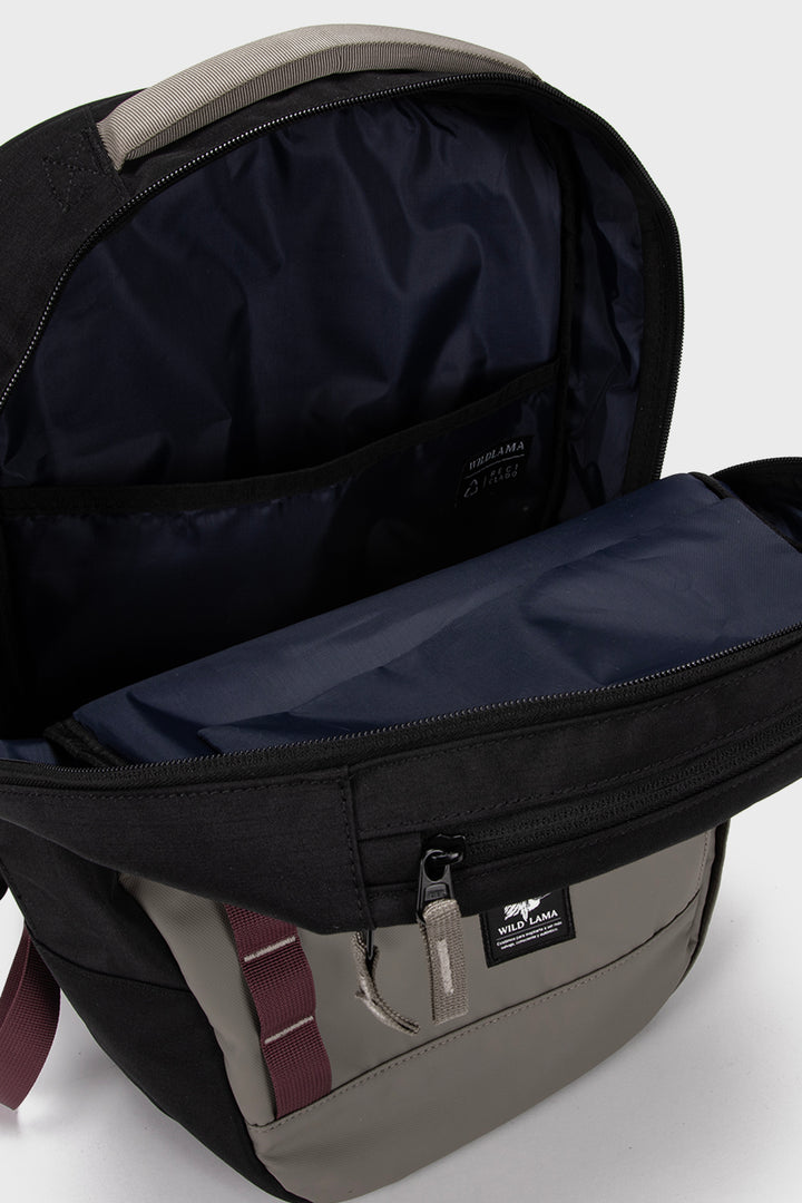 Mochila Travel Baku S Reciclada Beige 21 Lts.