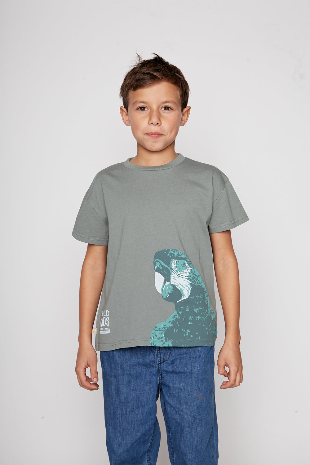 Polera Camota Orgánica Verde Kids