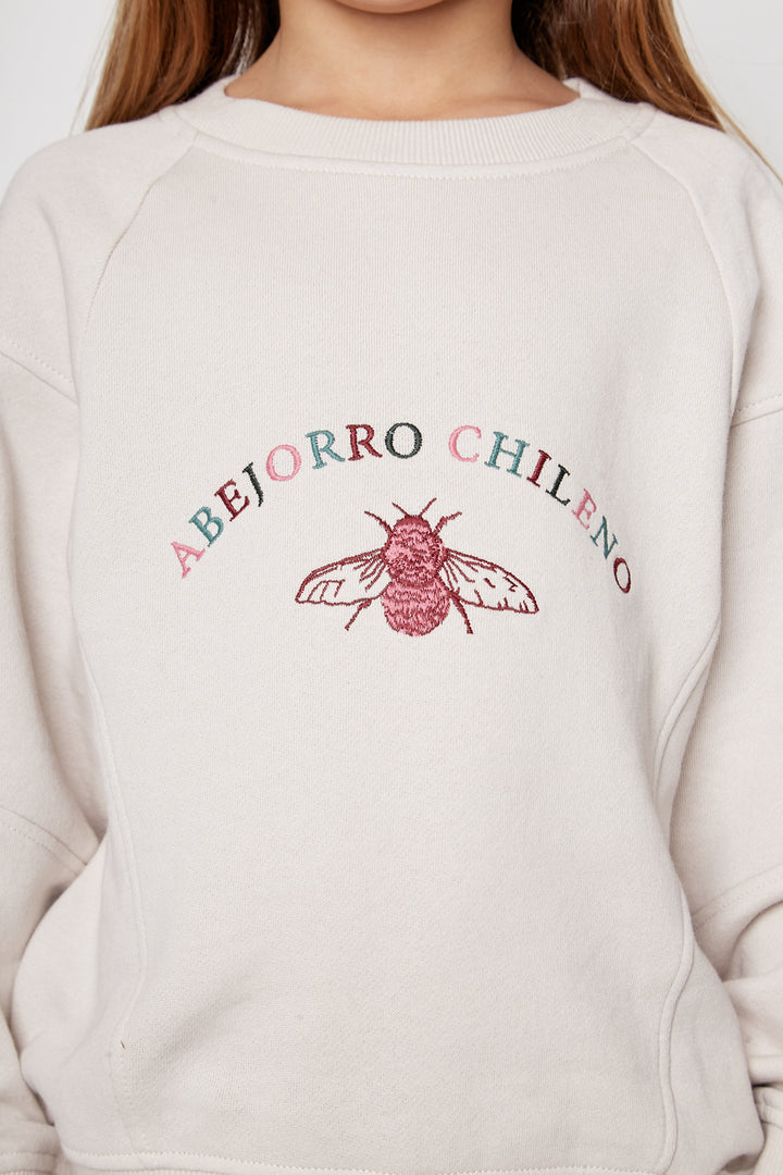 Polerón Agar Orgánico Beige Kids