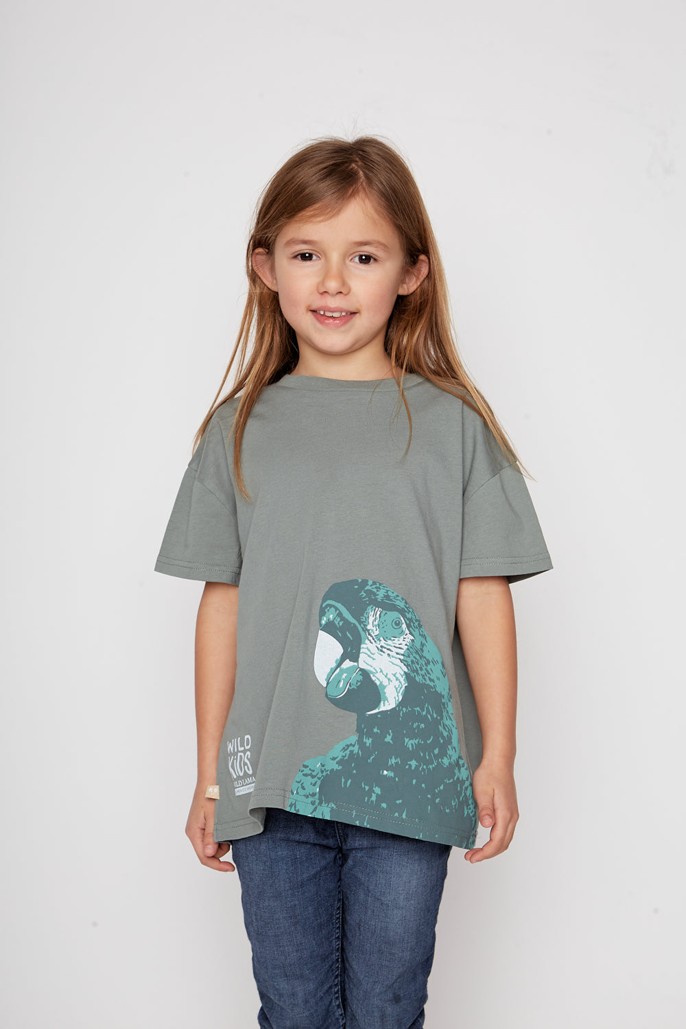 Polera Camota Orgánica Verde Kids