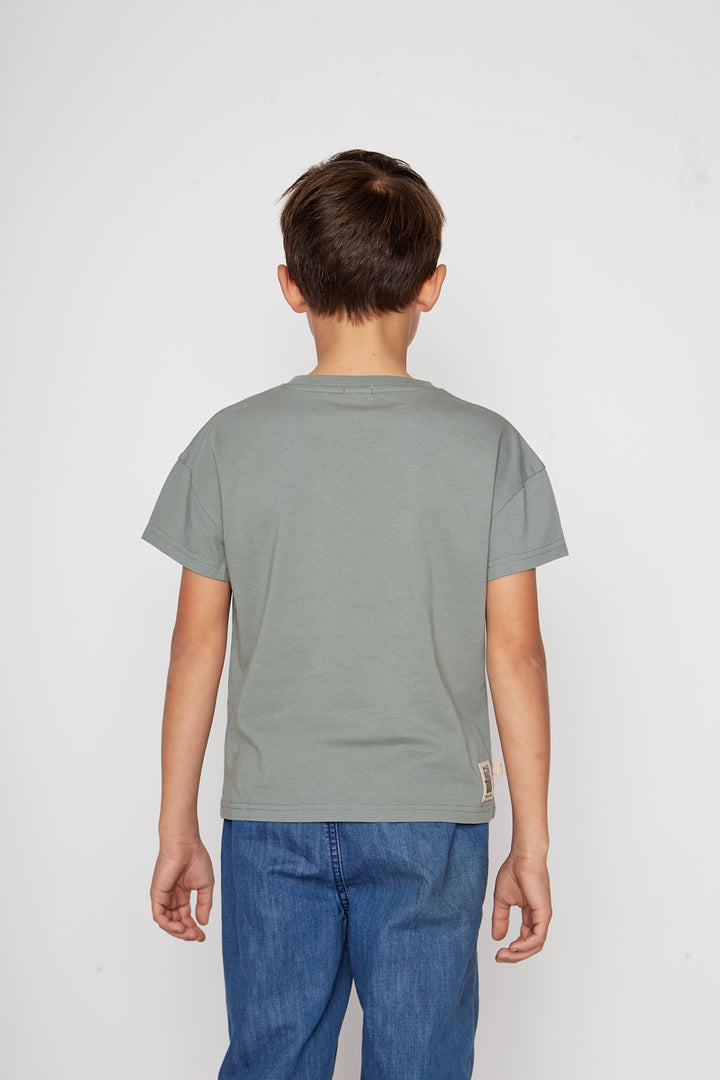 Polera Yagana Orgánica Verde KIDS