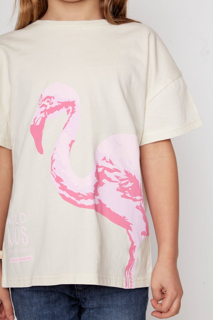 Polera Yagana Orgánica Beige Kids