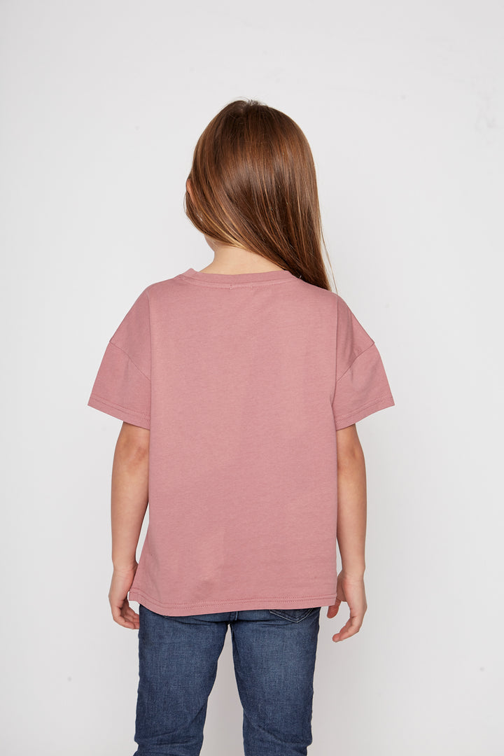 Polera Yagana Orgánica Rosada Kids