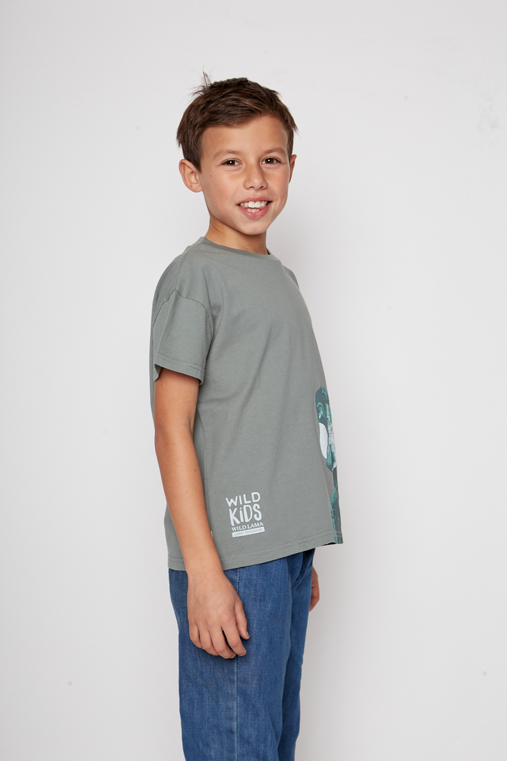 Polera Camota Orgánica Verde Kids