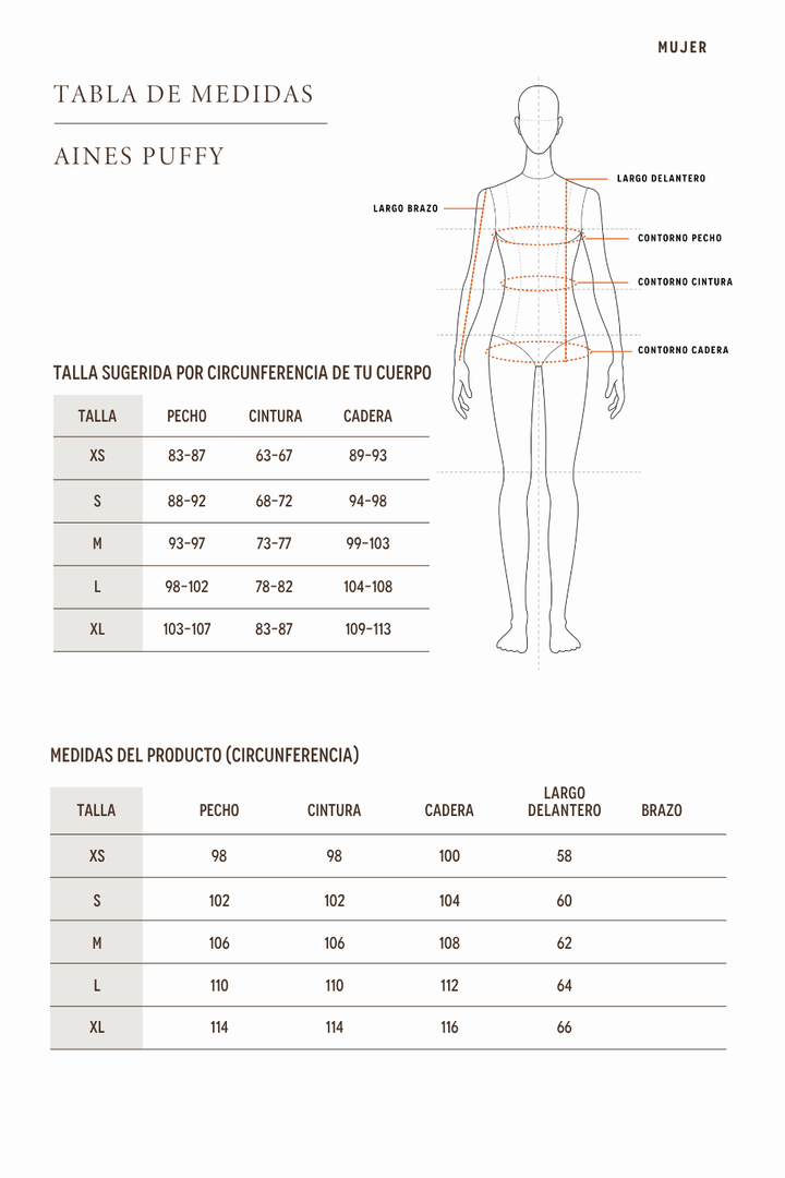 Parka Aines Reciclada Negra Mujer