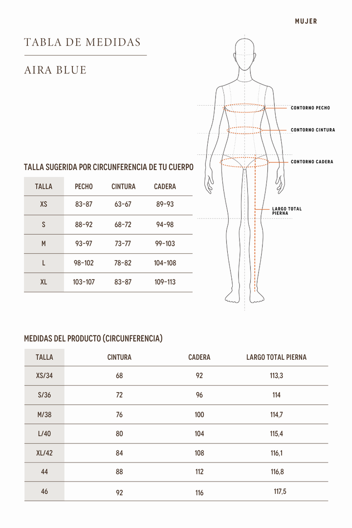 Jeans Aira Orgánico Denim Azul Mujer