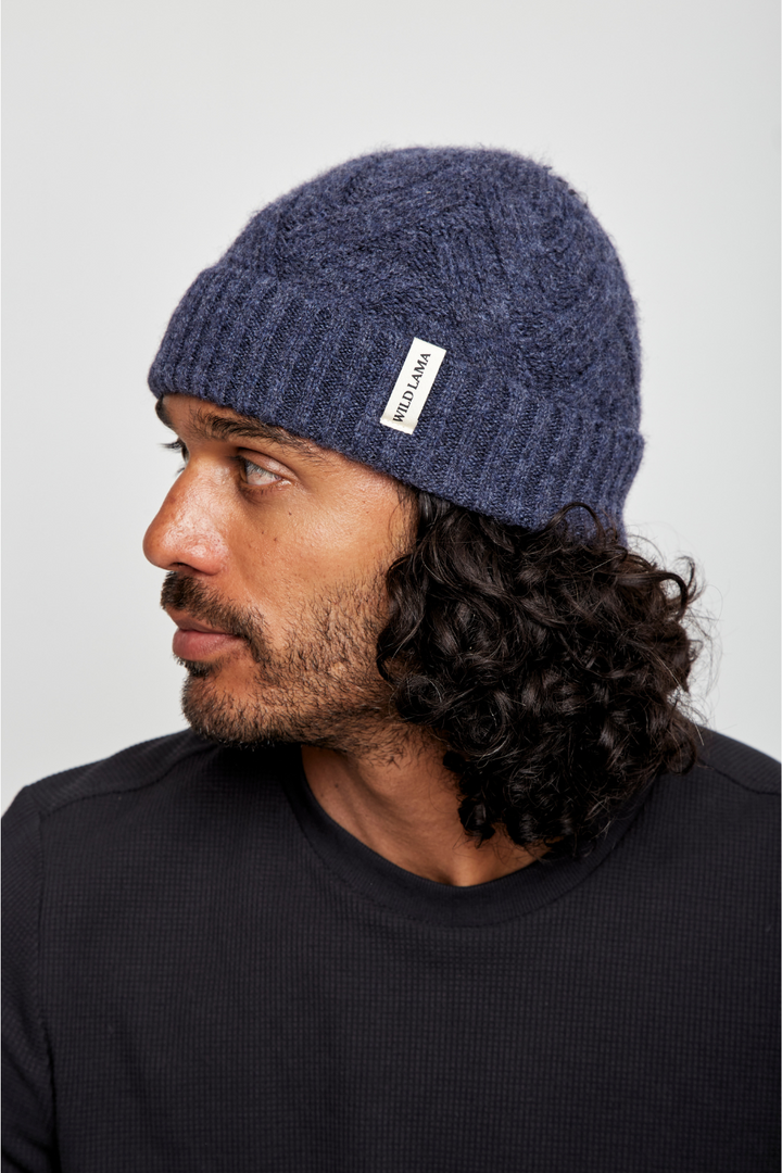 Gorro Cabos Reciclado Azul