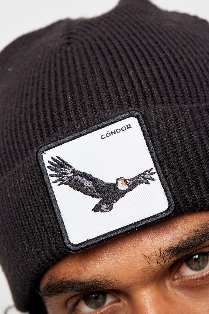Gorro Huilo Reciclado Negro