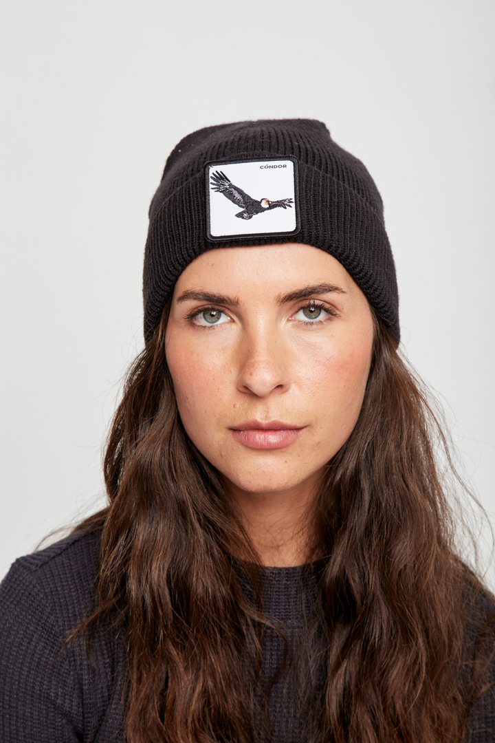 Gorro Huilo Reciclado Negro
