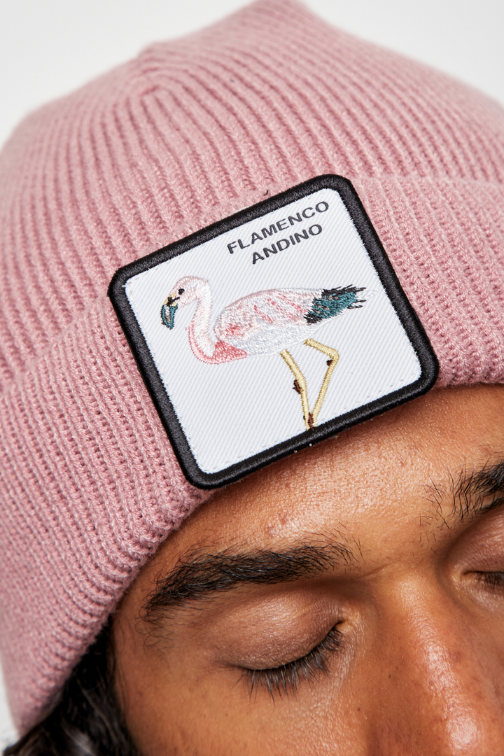 Gorro Huilo Reciclado Rosado