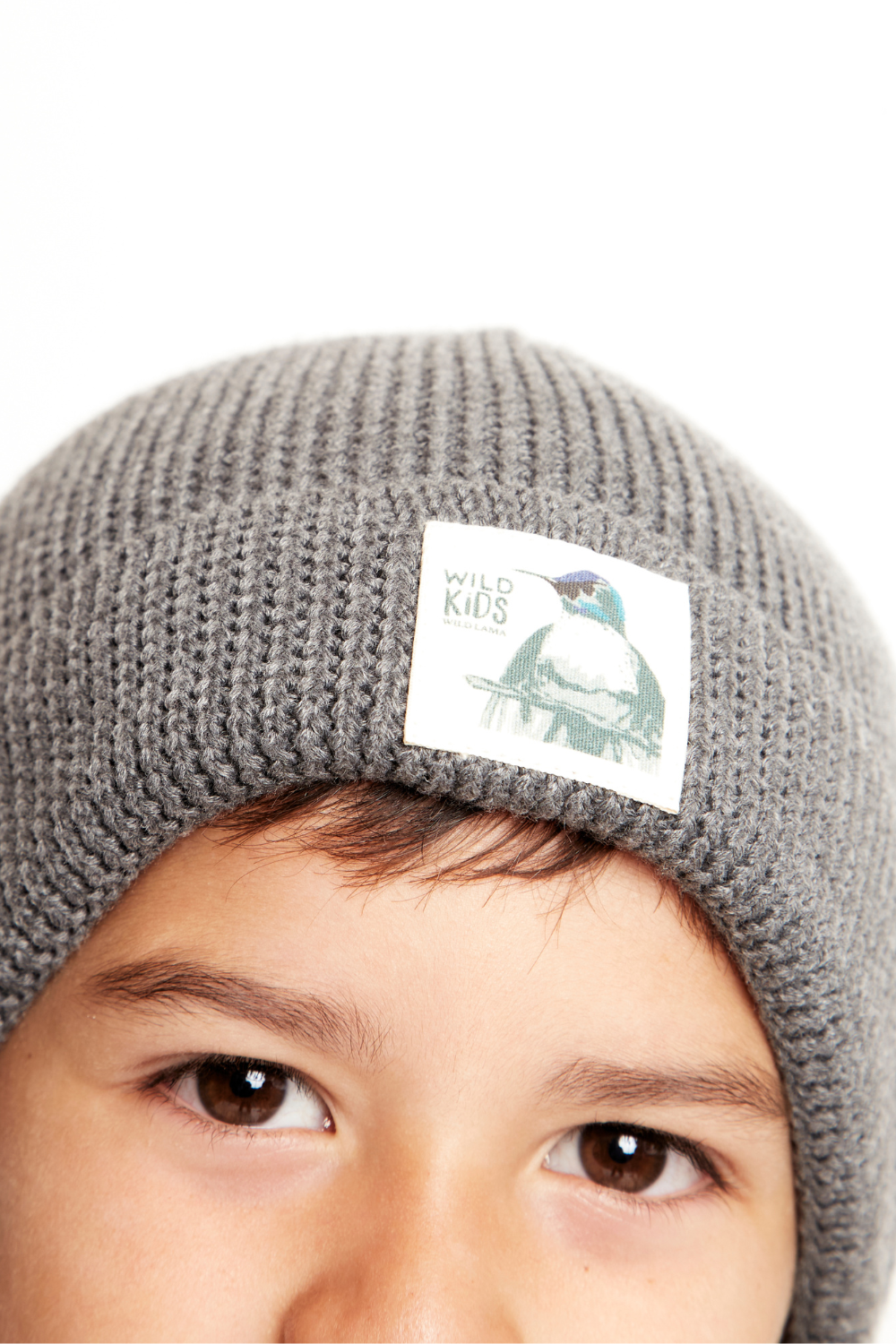 Gorro Neve Con Causa Reciclado Gris Oscuro Kids