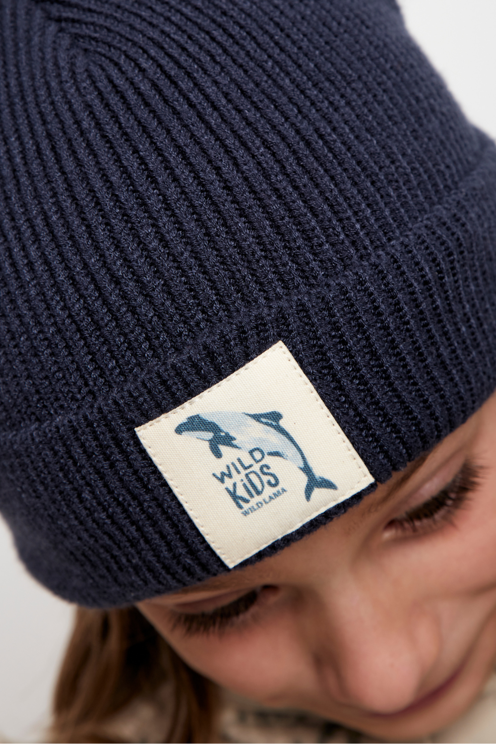 Gorro Neve Con Causa Reciclado Navy Kids