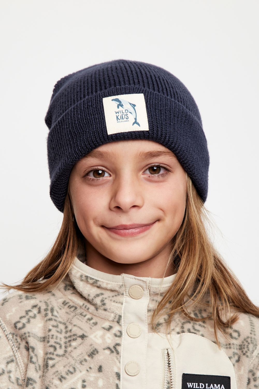 Gorro Neve Con Causa Reciclado Navy Kids