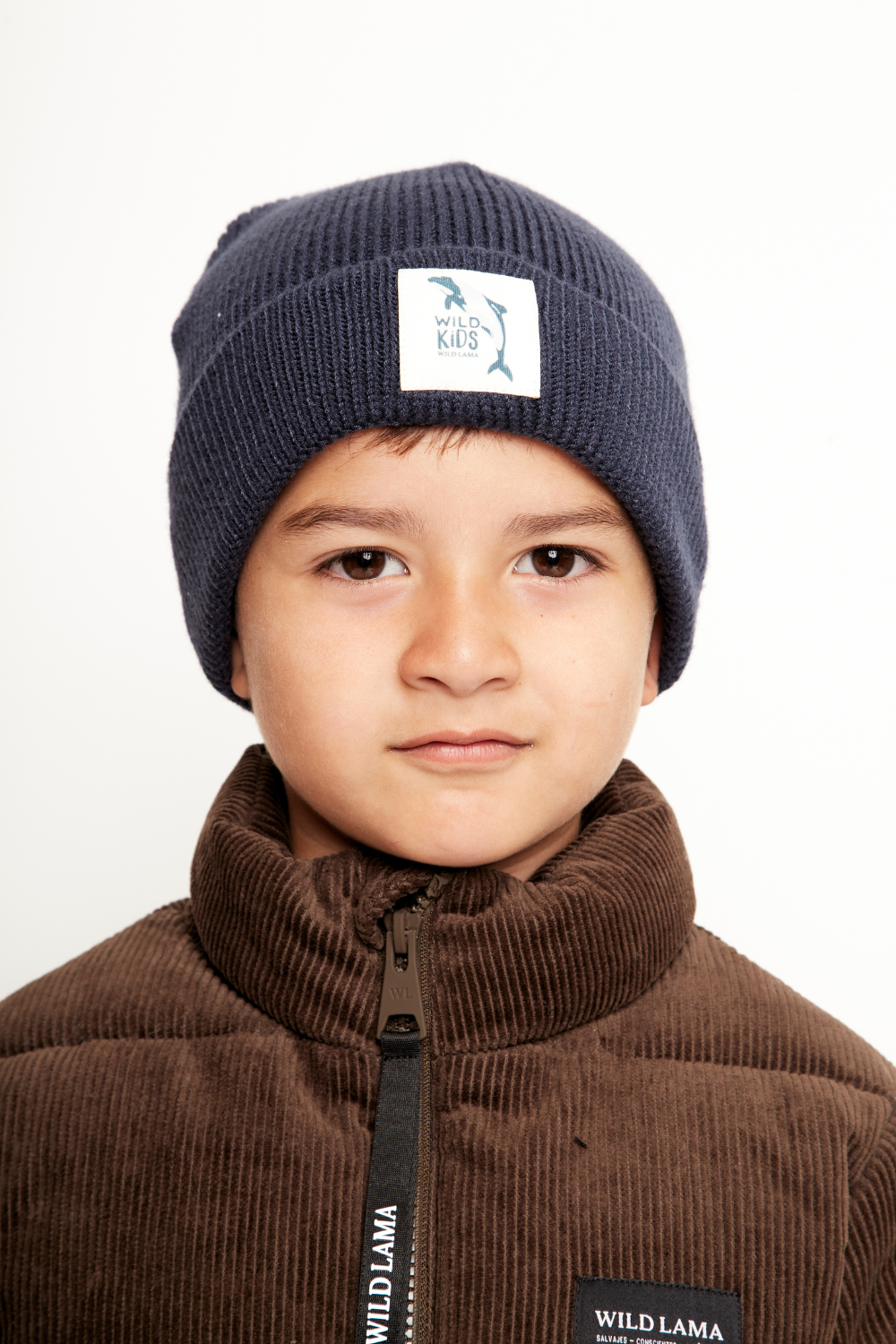 Gorro Neve Con Causa Reciclado Navy Kids