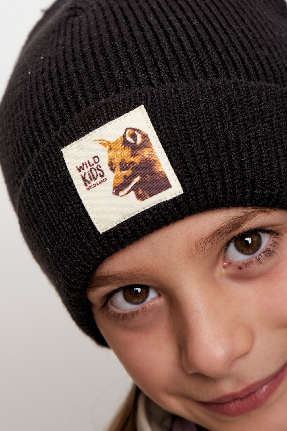 Gorro Neve Con Causa Reciclado Negro Kids
