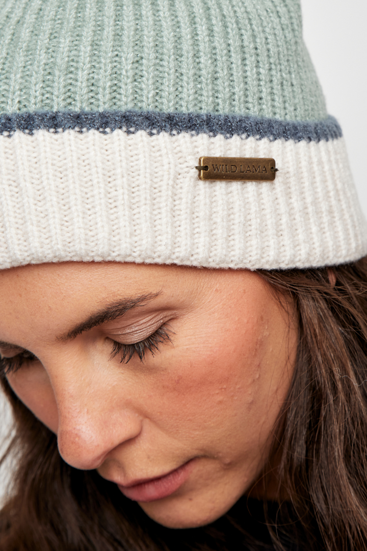 Gorro Noto Reciclado Verde Agua