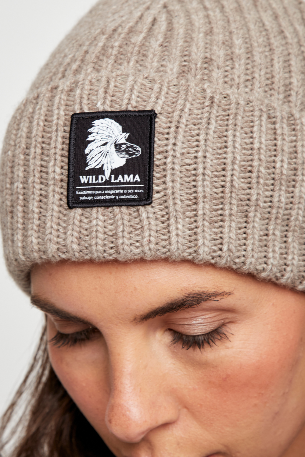 Gorro Rita Fibras  Naturales Beige