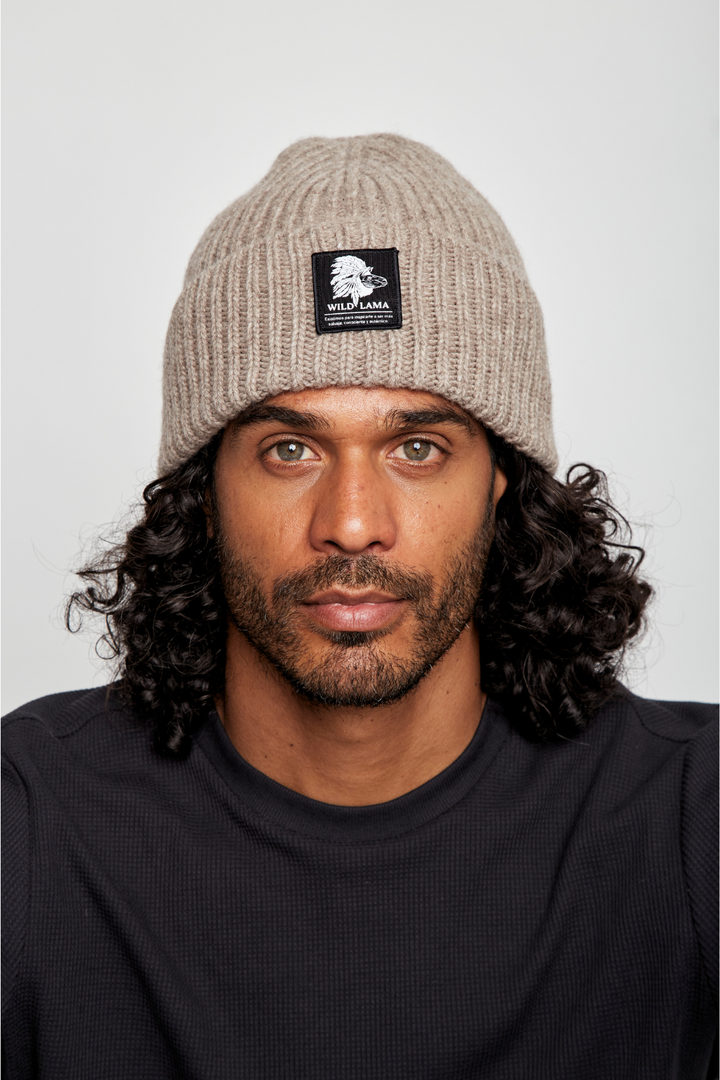 Gorro Rita Fibras  Naturales Beige