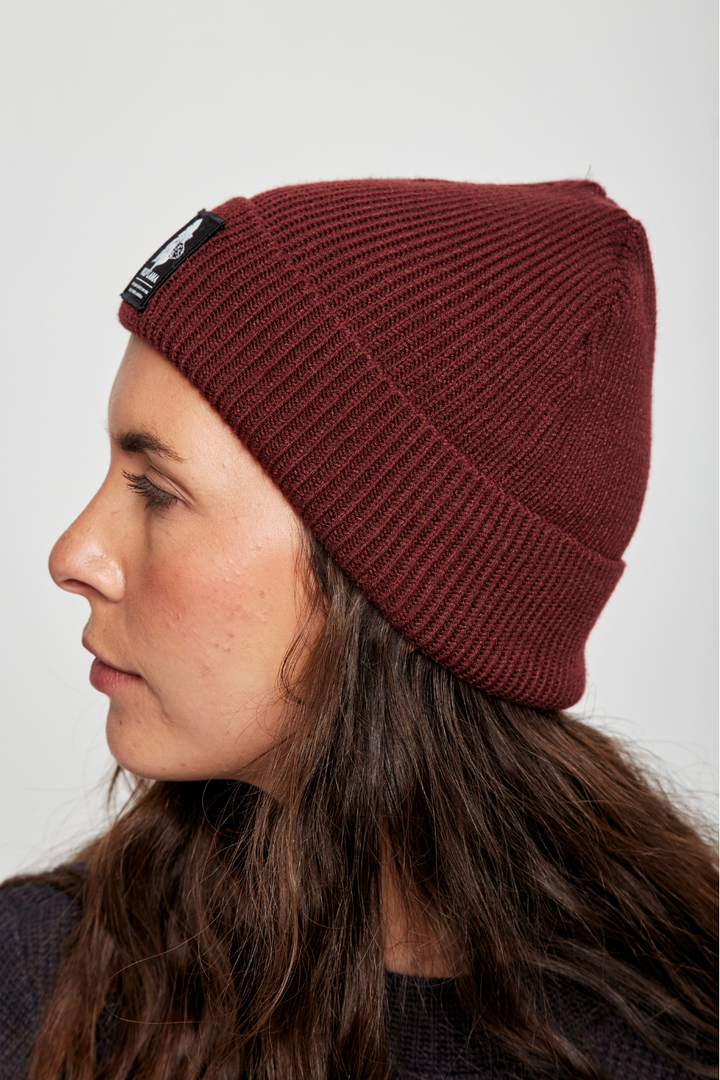 Gorro Ruta Reciclado Burdeo