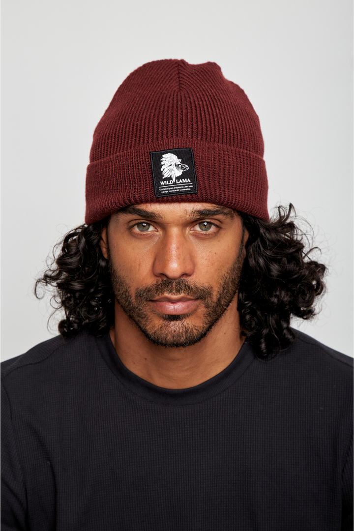 Gorro Ruta Reciclado Burdeo