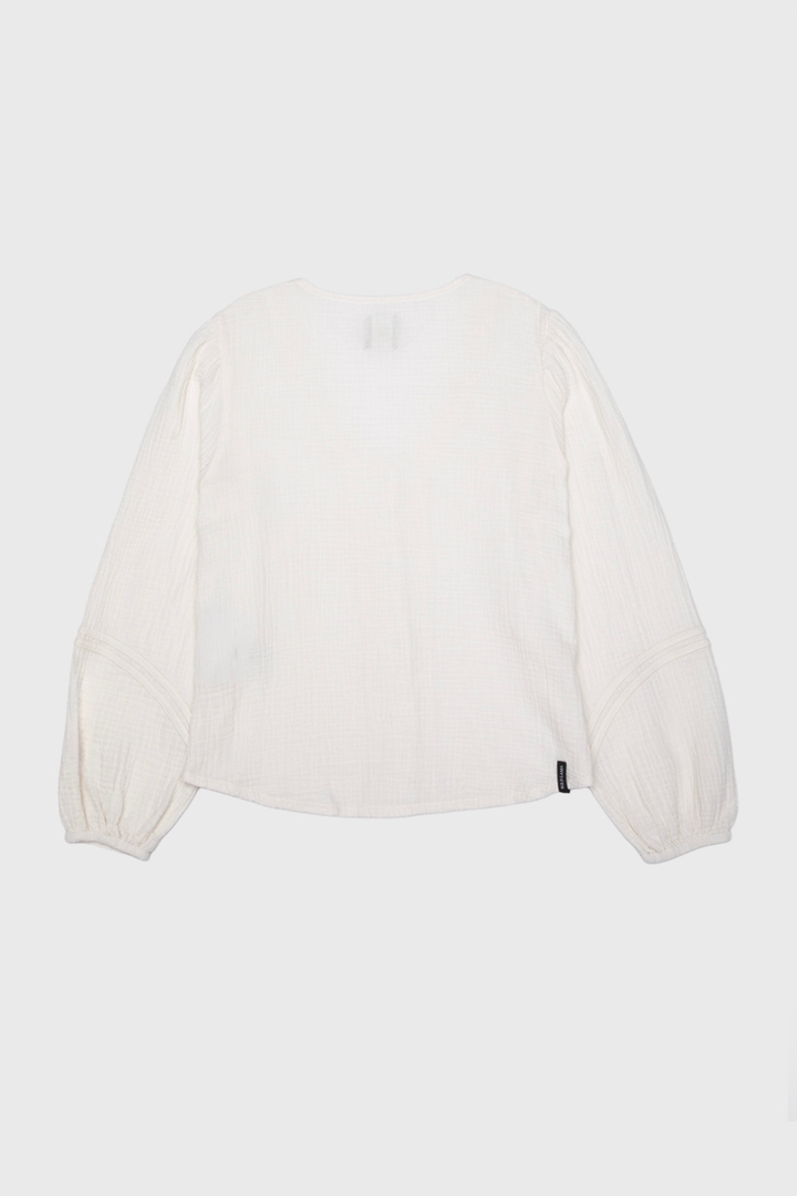 Blusa Lari Orgánica Beige Mujer