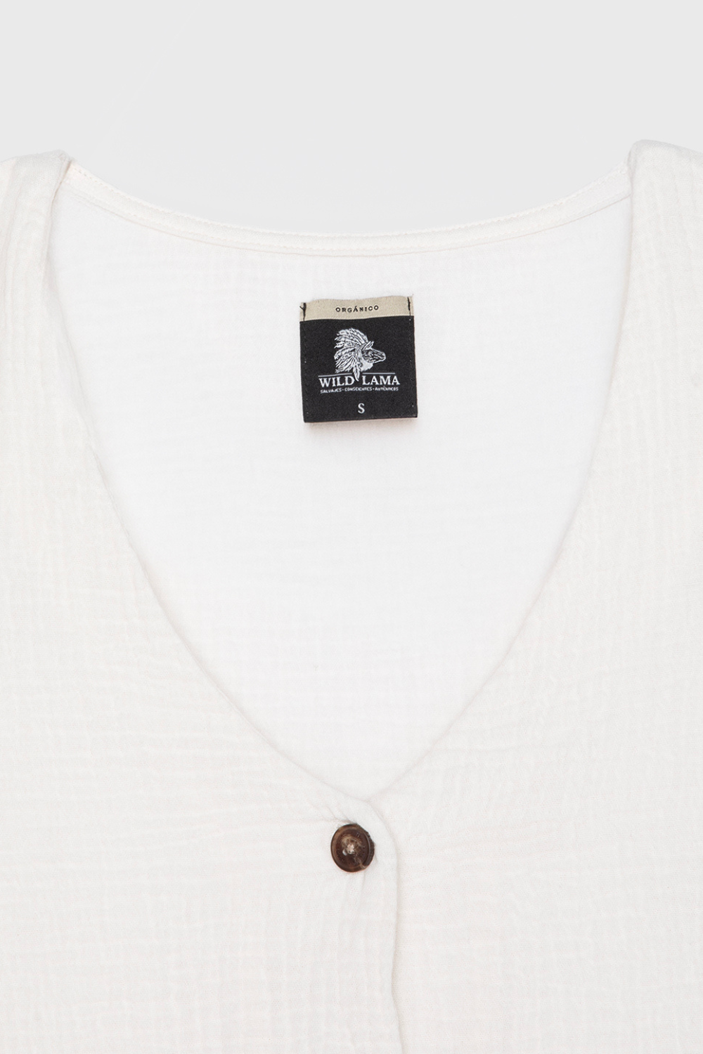 Blusa Lari Orgánica Beige Mujer