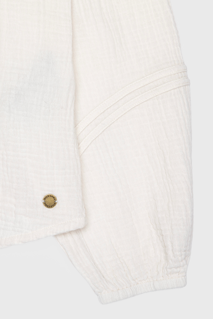 Blusa Lari Orgánica Beige Mujer