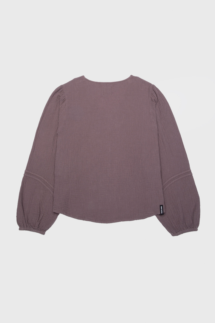Blusa Lari Orgánica Café Mujer